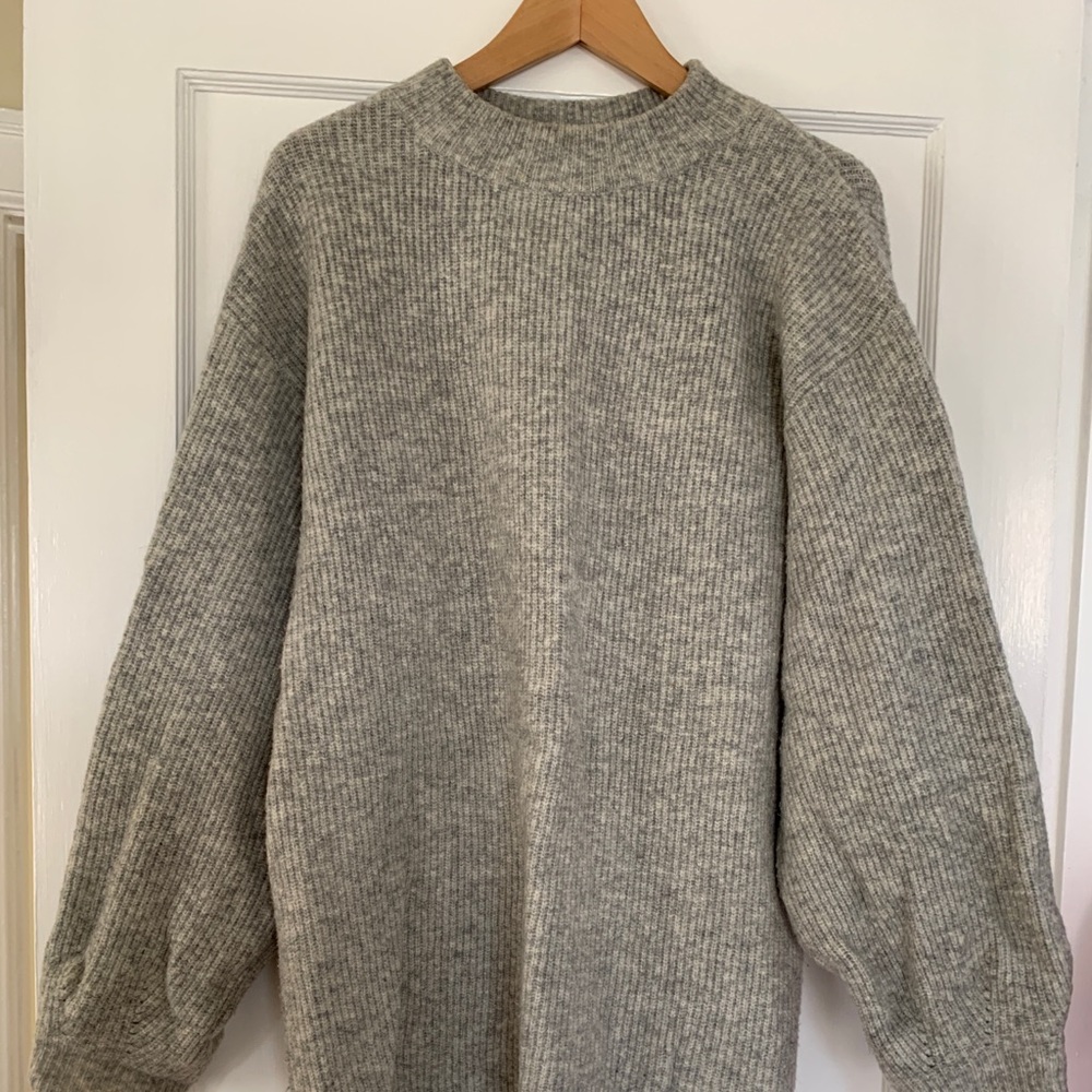 Oversized gray h&m sweater